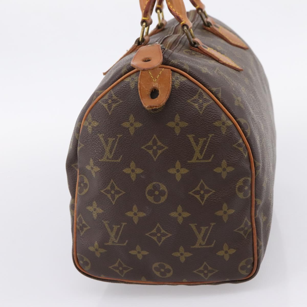 LOUIS VUITTON Monogram Speedy 30 Hand Bag M41526 LV Auth ep16409