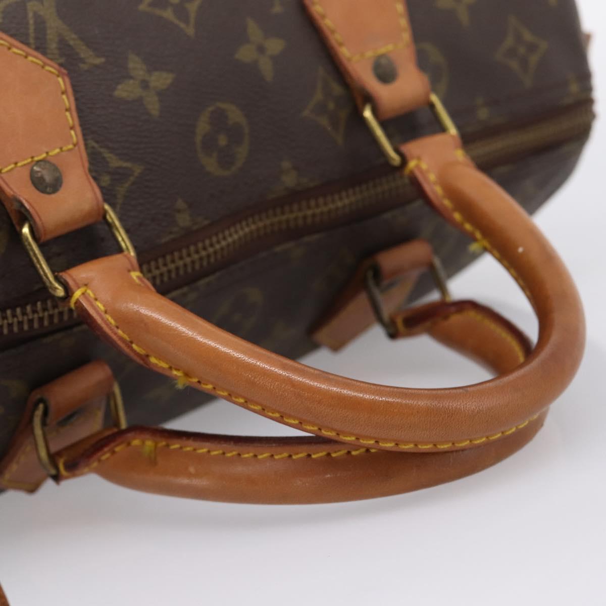LOUIS VUITTON Monogram Speedy 30 Hand Bag M41526 LV Auth ep16409
