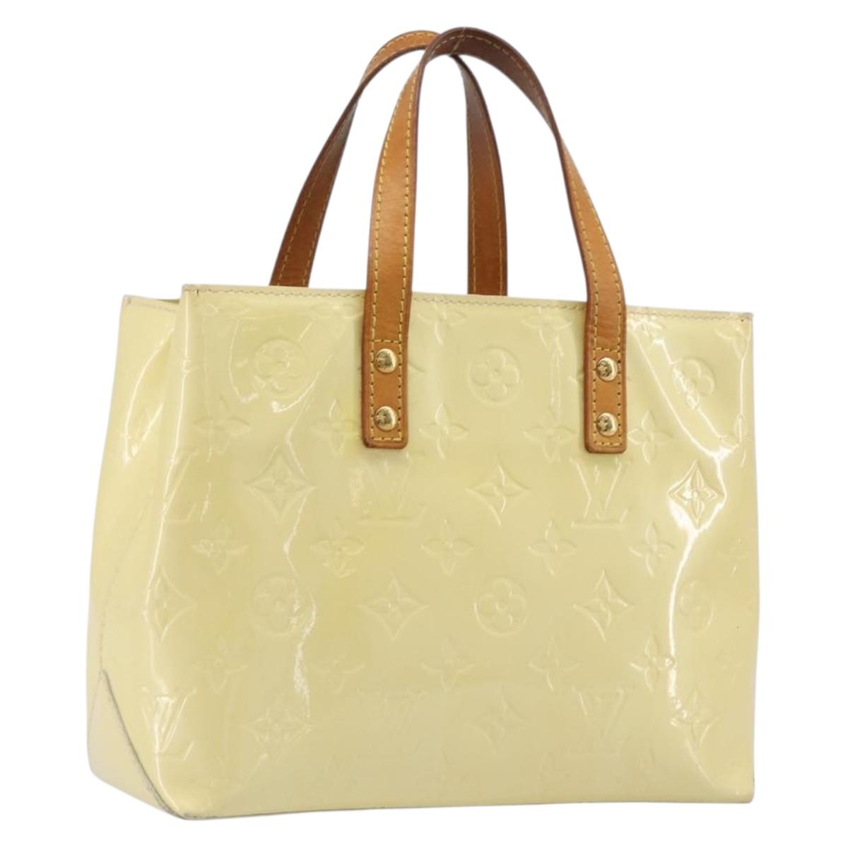 LOUIS VUITTON Monogram Vernis Reade PM Hand Bag Gris M91145 LV Auth ep16421