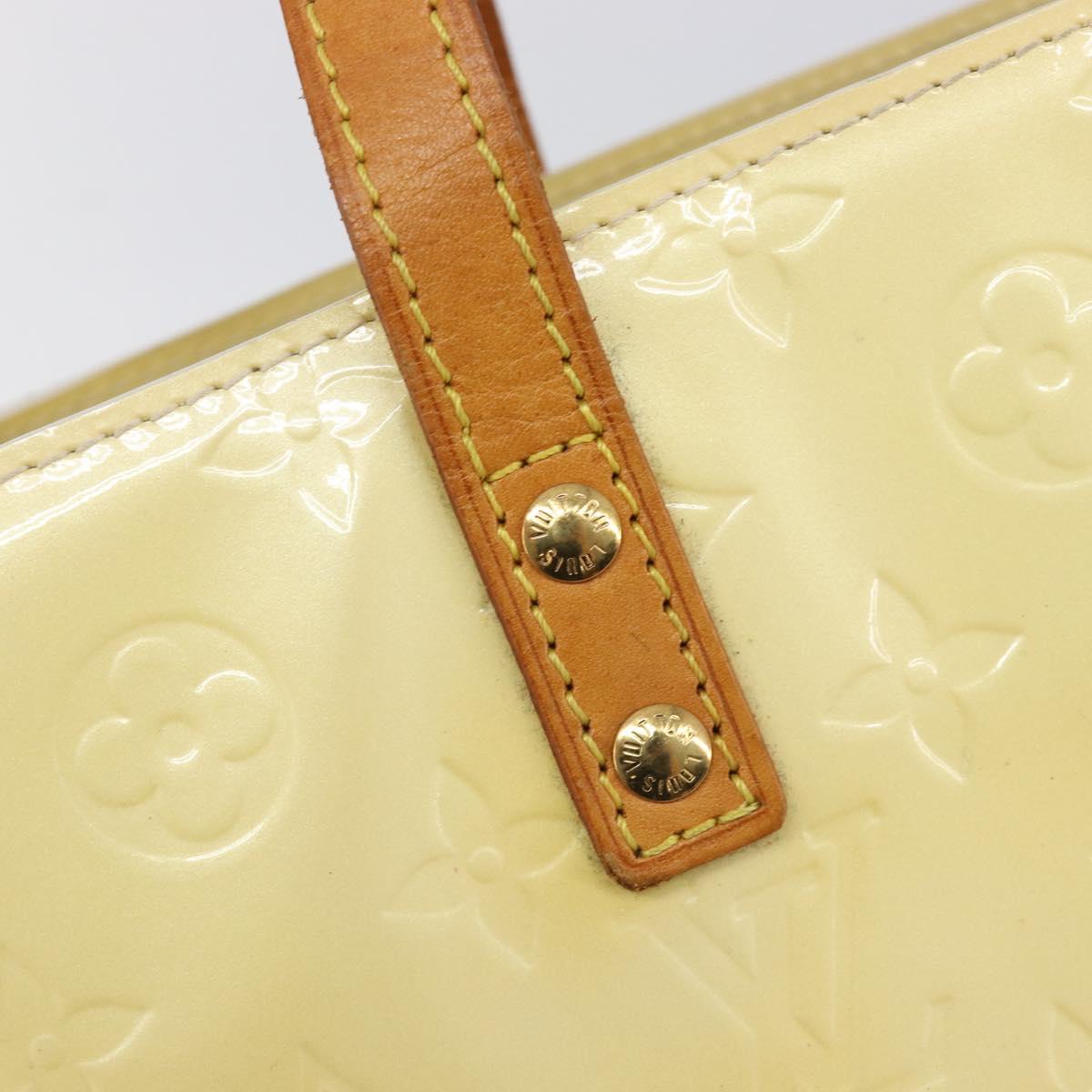 LOUIS VUITTON Monogram Vernis Reade PM Hand Bag Gris M91145 LV Auth ep16421