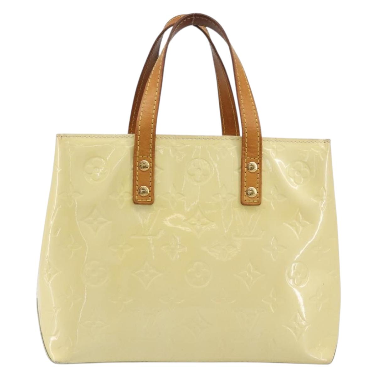 LOUIS VUITTON Monogram Vernis Reade PM Hand Bag Gris M91145 LV Auth ep16421