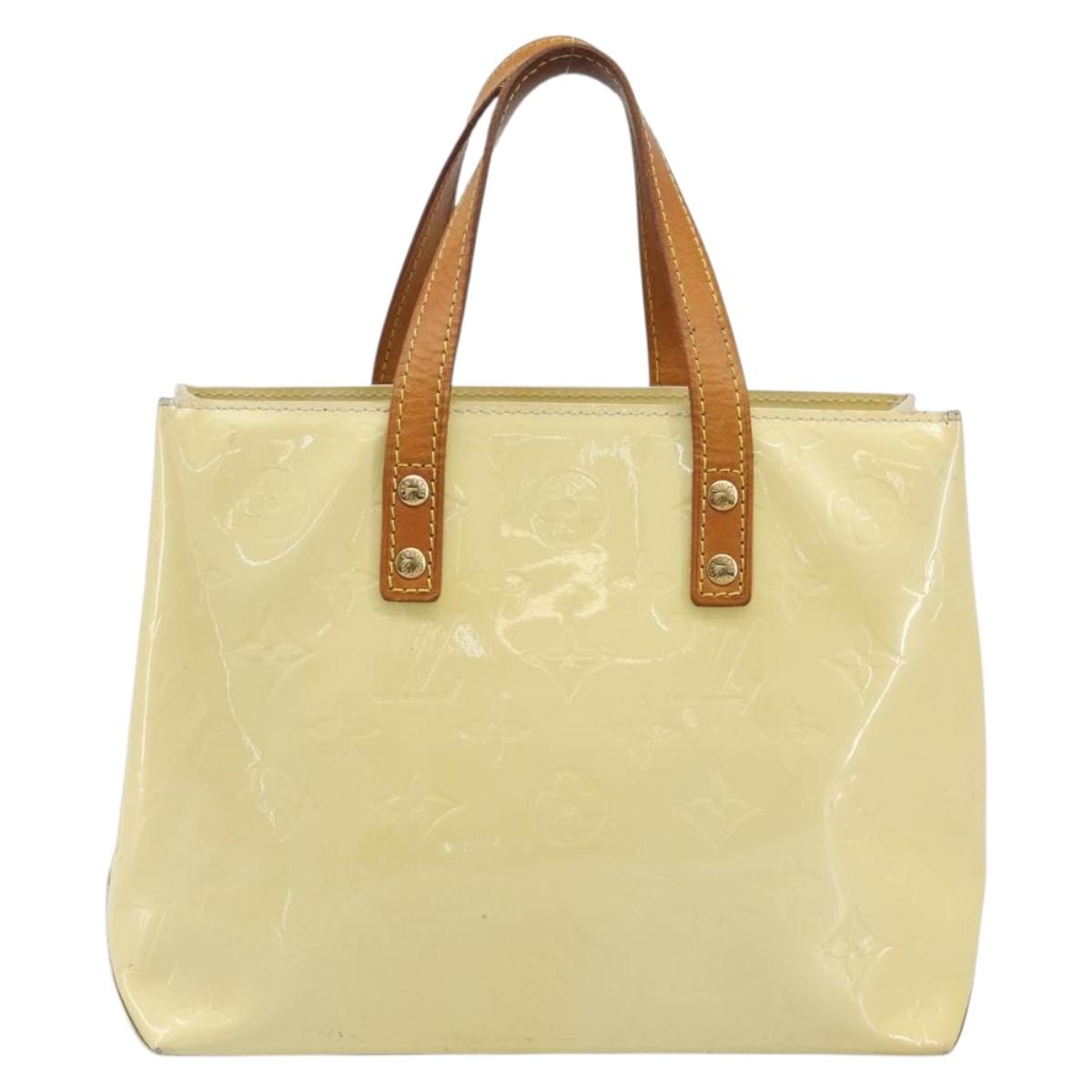 LOUIS VUITTON Monogram Vernis Reade PM Hand Bag Gris M91145 LV Auth ep16421