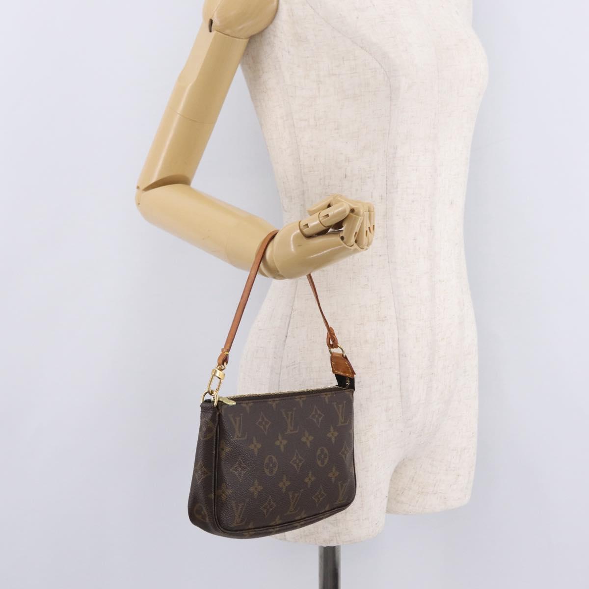 LOUIS VUITTON Monogram Pochette Accessoires Pouch M51980 LV Auth ep16423