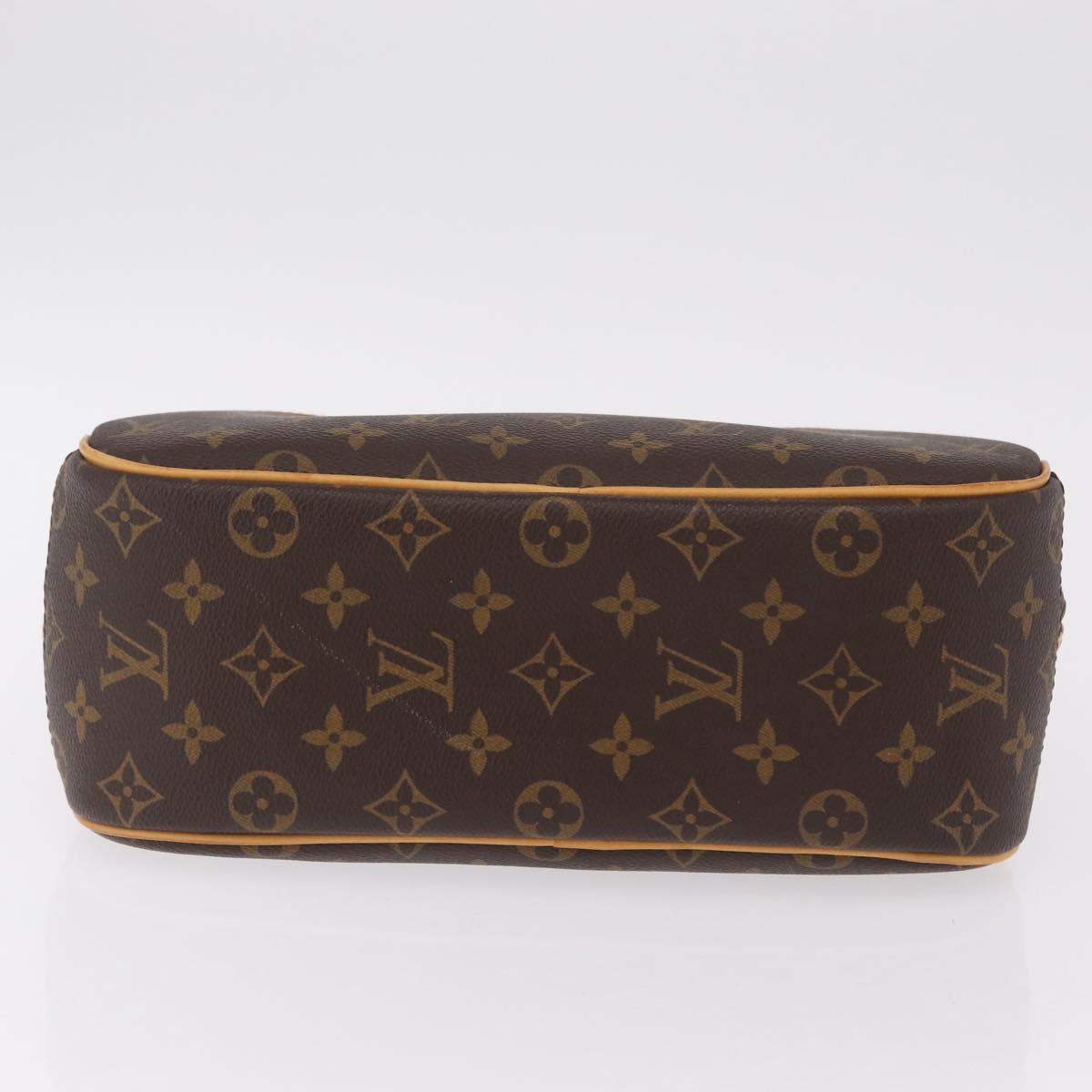 LOUIS VUITTON Monogram Trouville Hand Bag M42228 LV Auth ep16424A