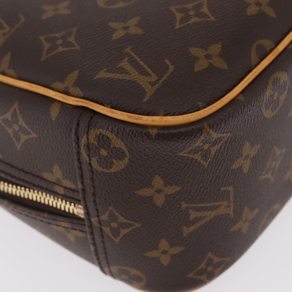 LOUIS VUITTON Monogram Trouville Hand Bag M42228 LV Auth ep16424A
