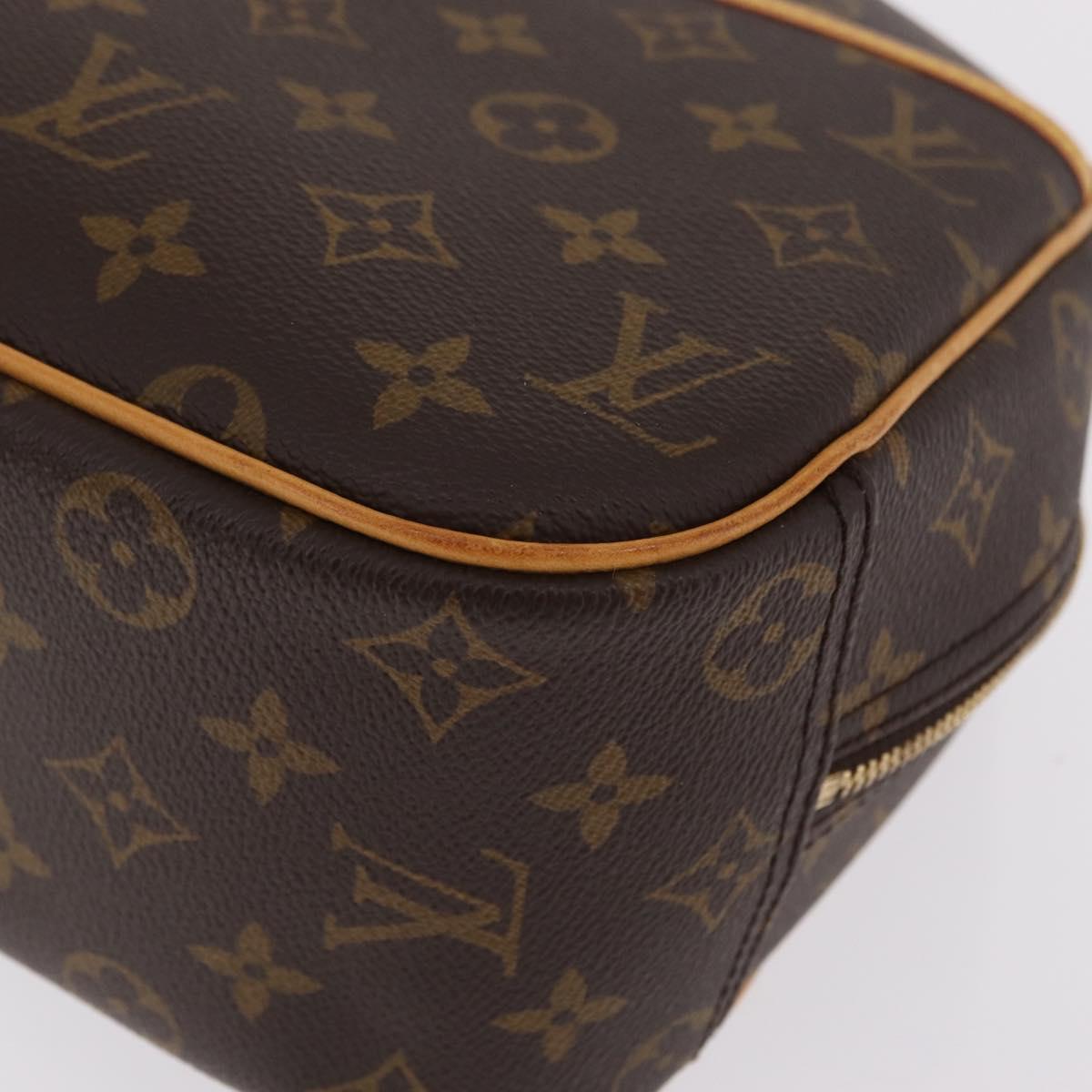 LOUIS VUITTON Monogram Trouville Hand Bag M42228 LV Auth ep16424A