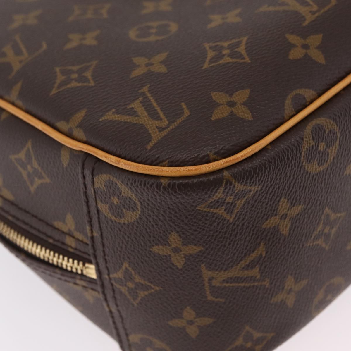 LOUIS VUITTON Monogram Trouville Hand Bag M42228 LV Auth ep16424A