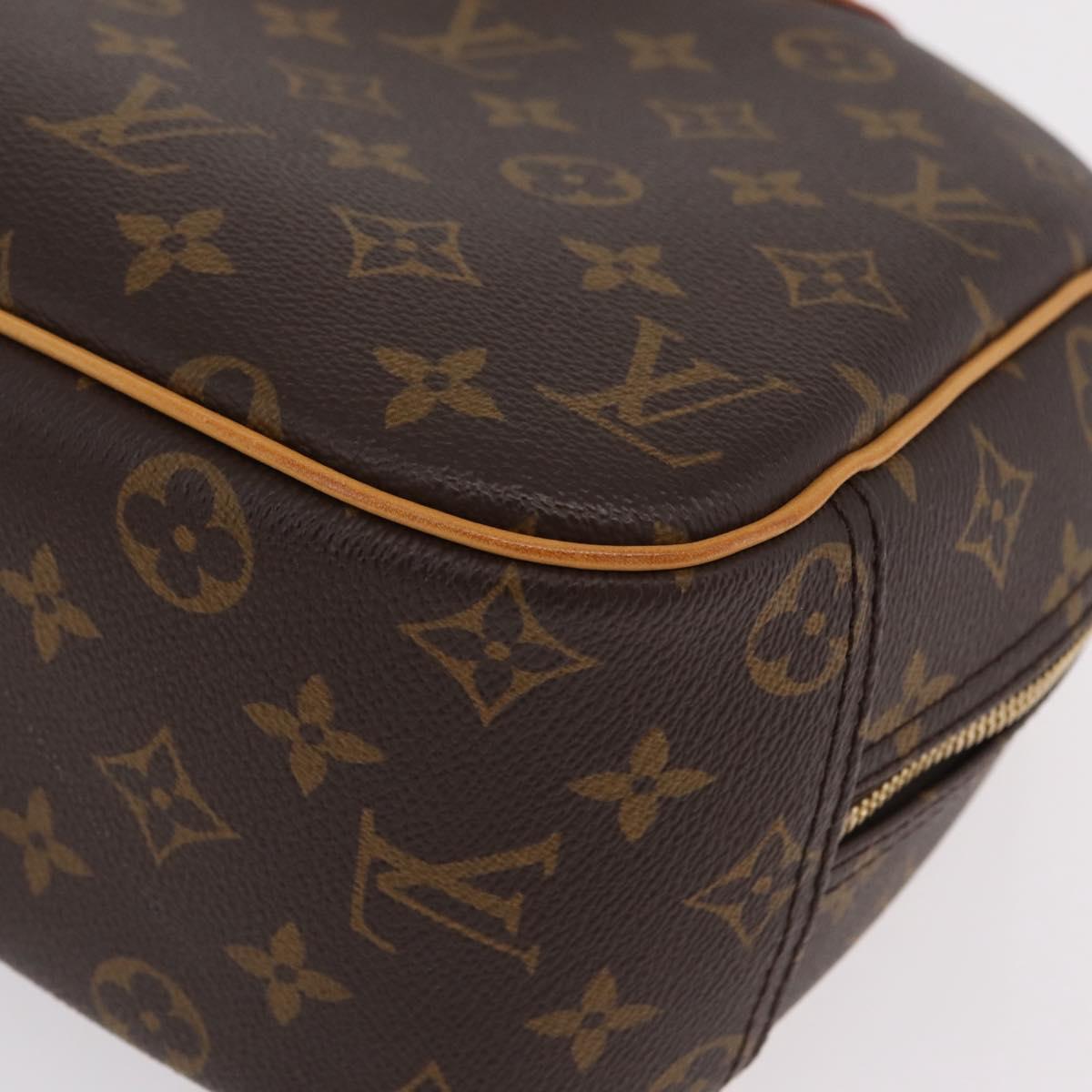 LOUIS VUITTON Monogram Trouville Hand Bag M42228 LV Auth ep16424A