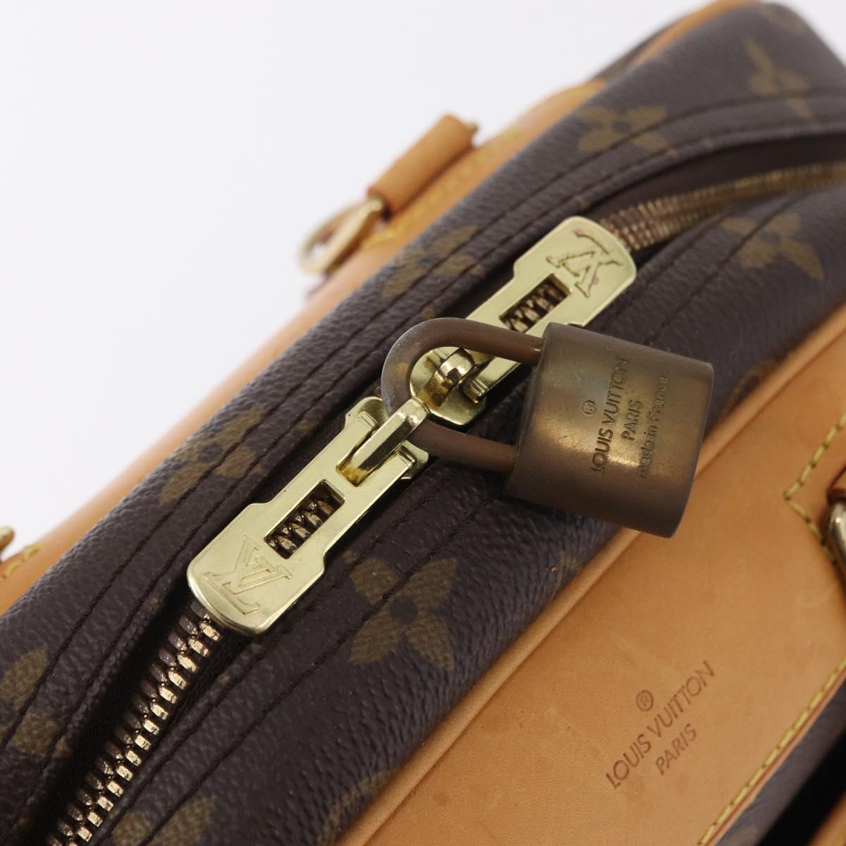 LOUIS VUITTON Monogram Trouville Hand Bag M42228 LV Auth ep16424A