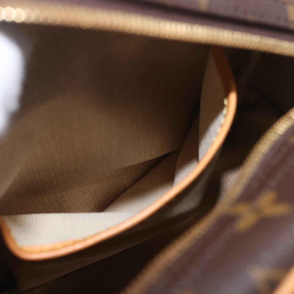 LOUIS VUITTON Monogram Trouville Hand Bag M42228 LV Auth ep16424A