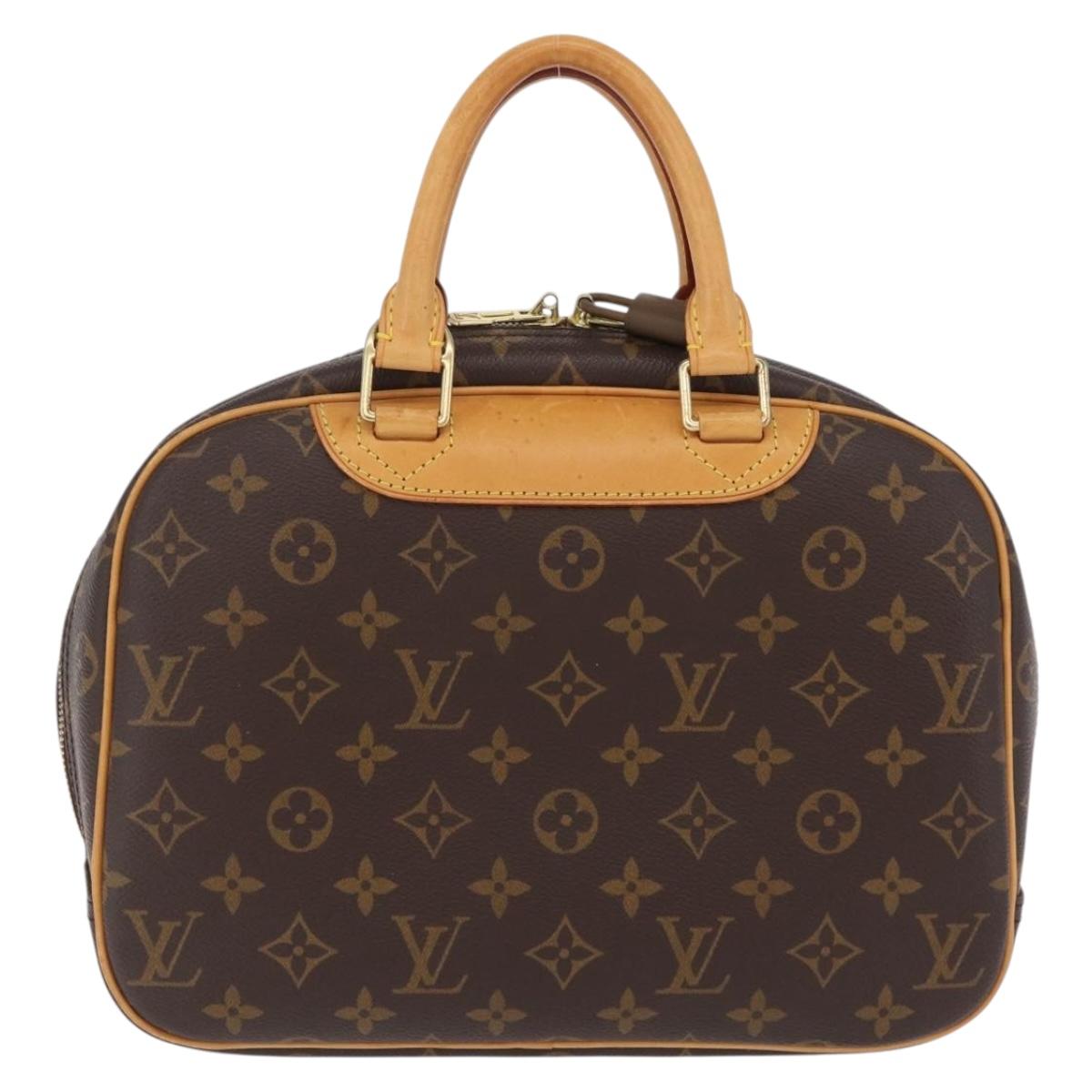 LOUIS VUITTON Monogram Trouville Hand Bag M42228 LV Auth ep16424A