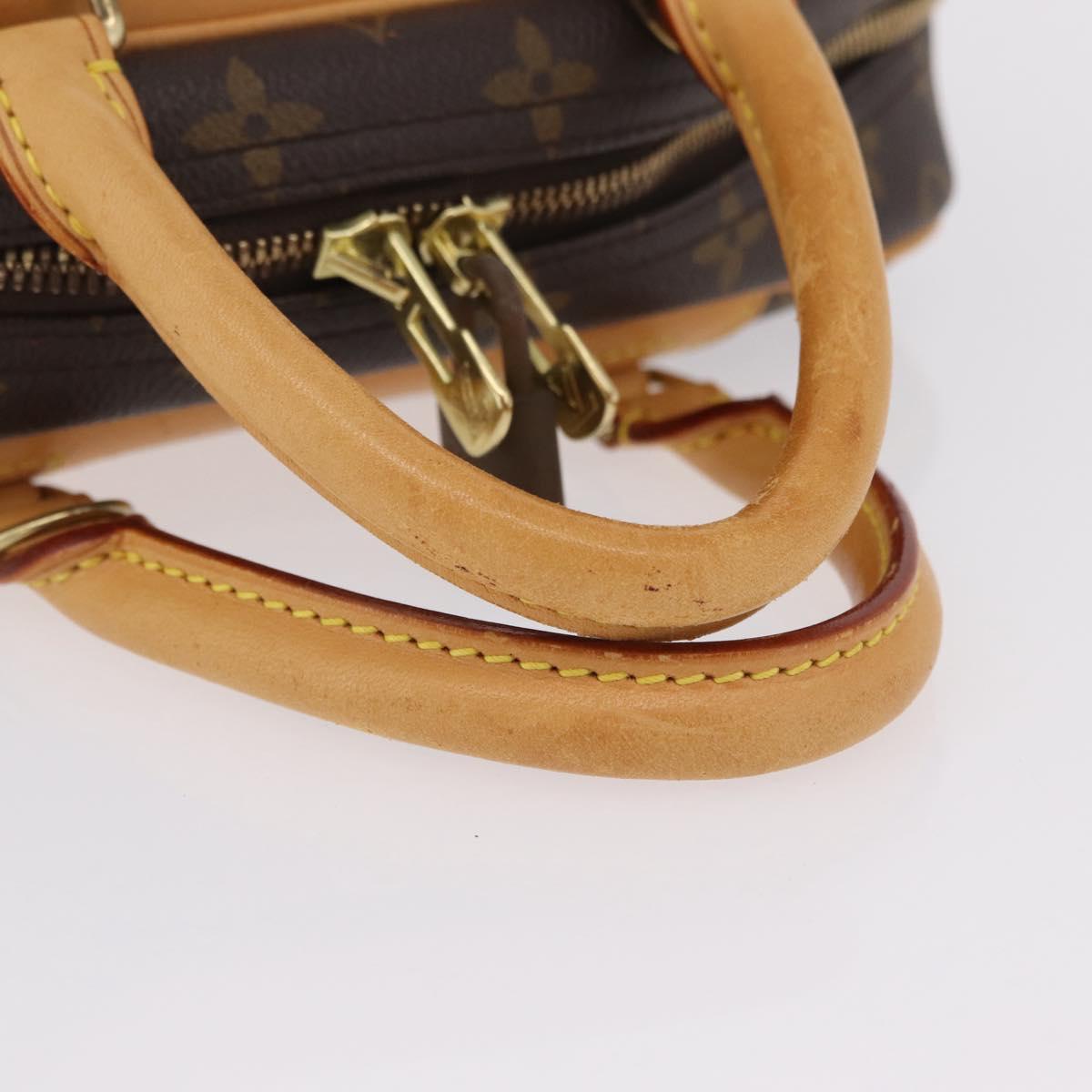 LOUIS VUITTON Monogram Trouville Hand Bag M42228 LV Auth ep16424A