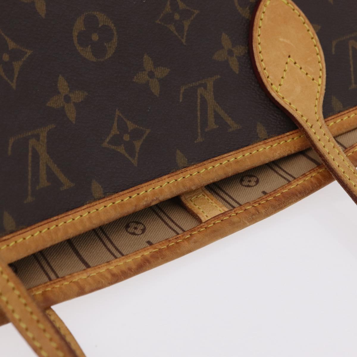 LOUIS VUITTON Monogram Neverfull MM Tote Bag M40156 LV Auth ep16427
