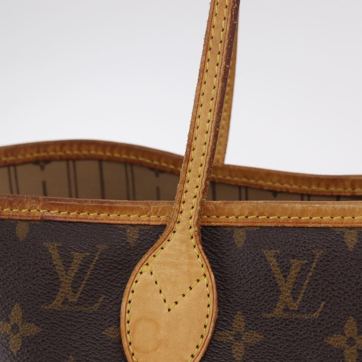 LOUIS VUITTON Monogram Neverfull MM Tote Bag M40156 LV Auth ep16427