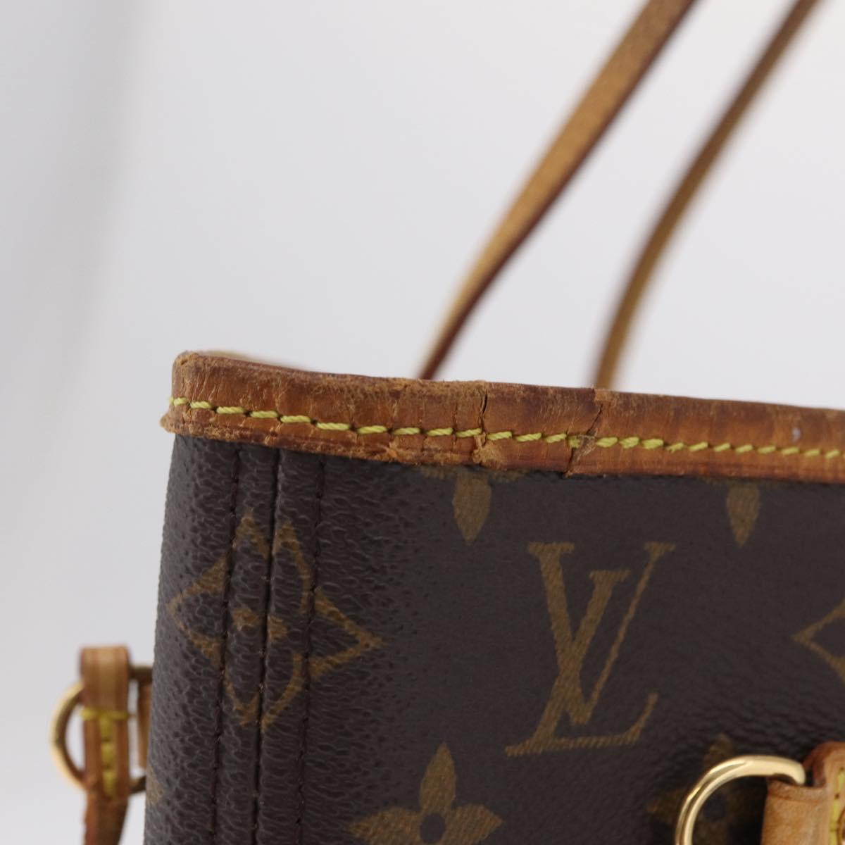 LOUIS VUITTON Monogram Neverfull MM Tote Bag M40156 LV Auth ep16427