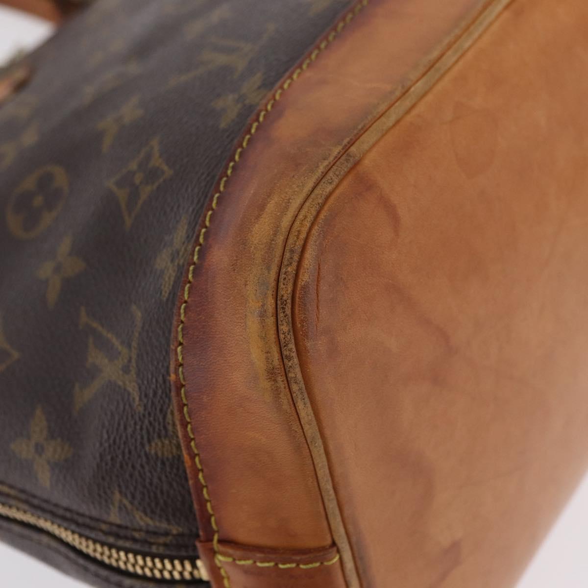 LOUIS VUITTON Monogram Alma Hand Bag M51130 LV Auth ep16428