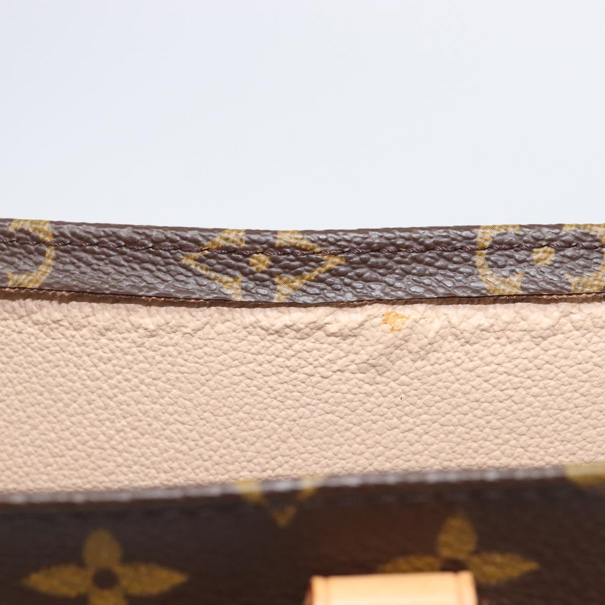 LOUIS VUITTON Monogram Sac Plat Hand Bag M51140 LV Auth ep16431V