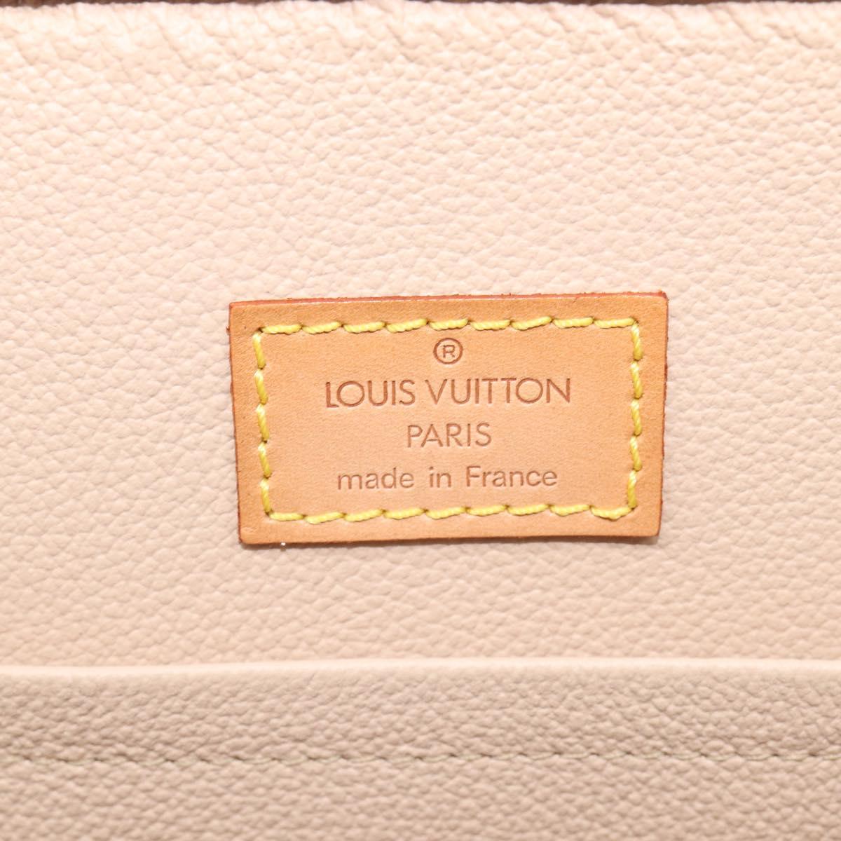 LOUIS VUITTON Monogram Sac Plat Hand Bag M51140 LV Auth ep16431V