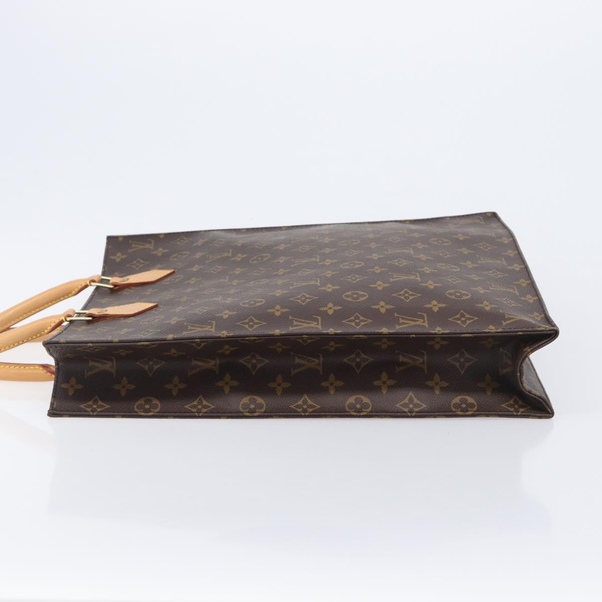 LOUIS VUITTON Monogram Sac Plat Hand Bag M51140 LV Auth ep16431V