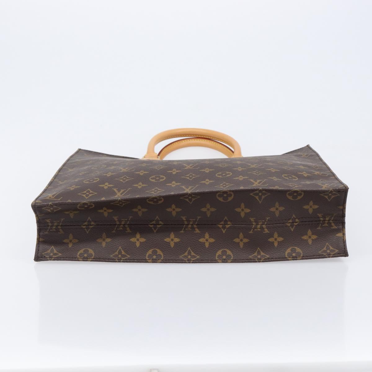 LOUIS VUITTON Monogram Sac Plat Hand Bag M51140 LV Auth ep16431V