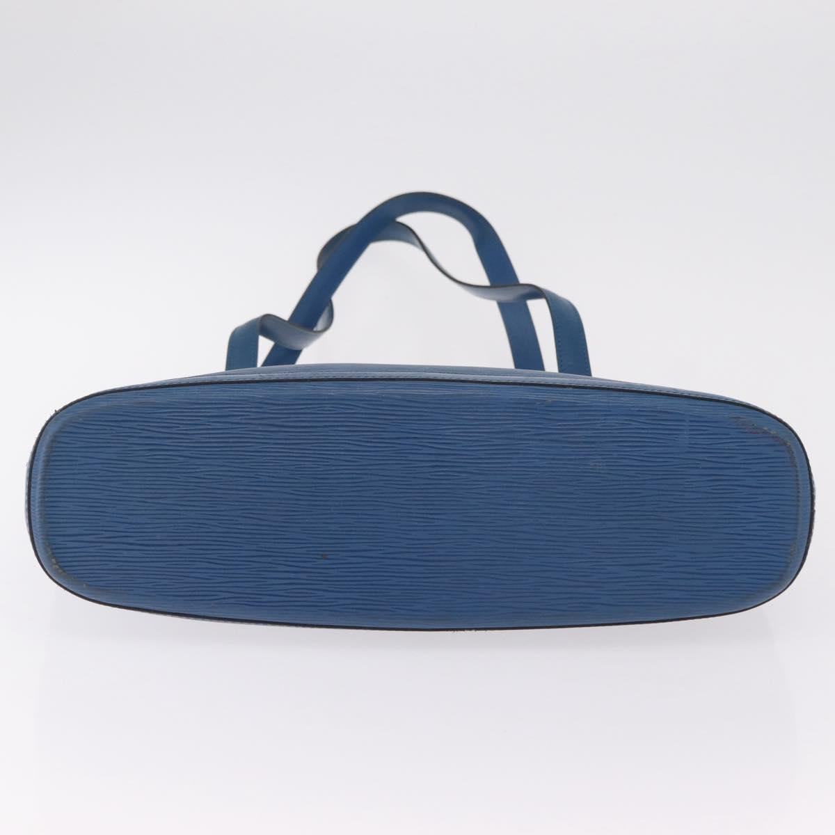 LOUIS VUITTON Epi Lussac Shoulder Bag Blue M52285 LV Auth ep16433