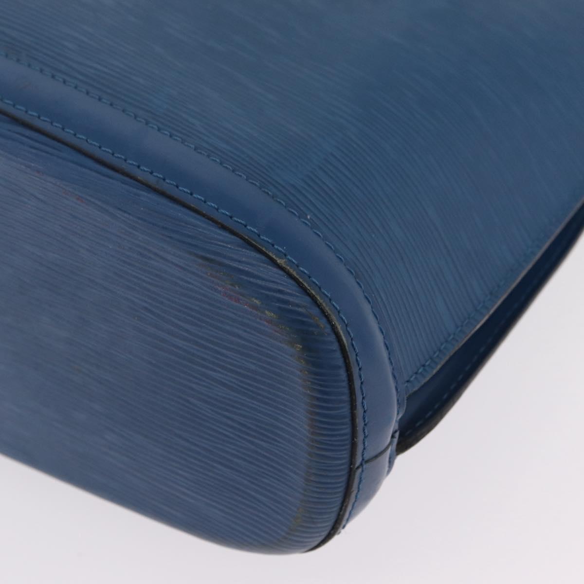 LOUIS VUITTON Epi Lussac Shoulder Bag Blue M52285 LV Auth ep16433