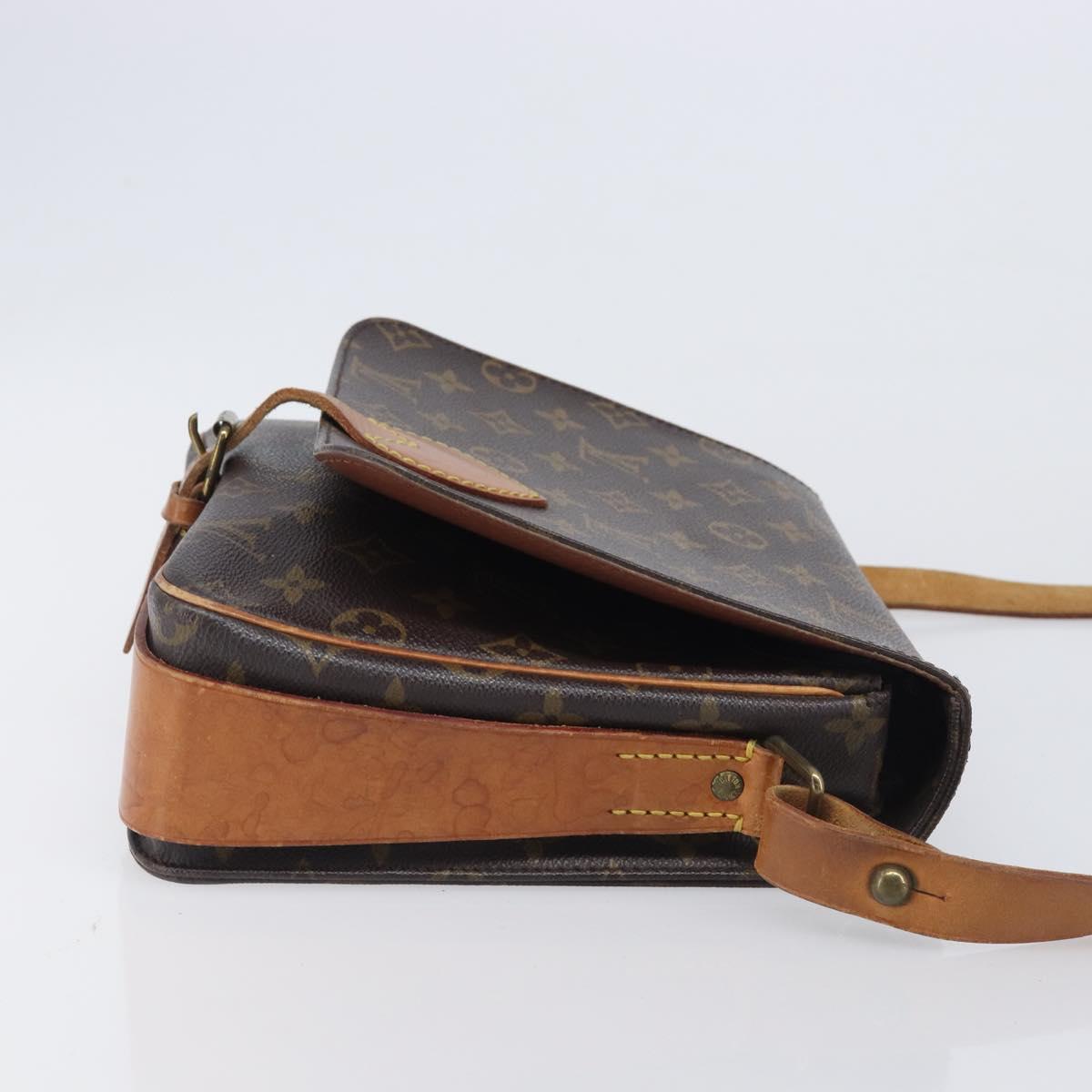 LOUIS VUITTON Monogram Cartouchiere GM Shoulder Bag M51252 LV Auth ep16437