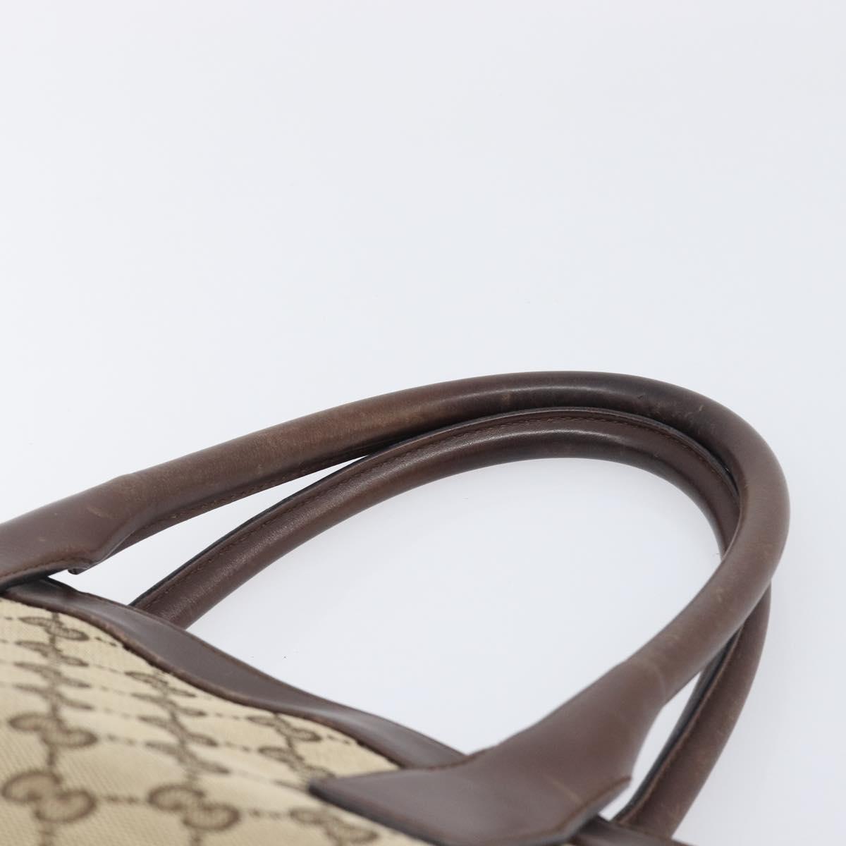 GUCCI GG Canvas Tote Bag Beige Gold 002 1119 Auth ep16438