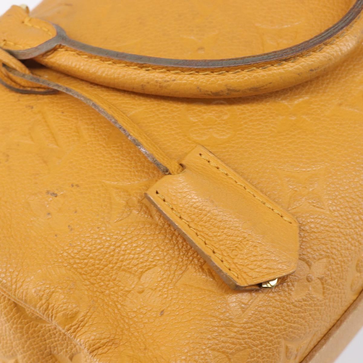 LOUIS VUITTON Empreinte Speedy Bandouliere 25 Bag saffron M40904 LV Auth ep16439
