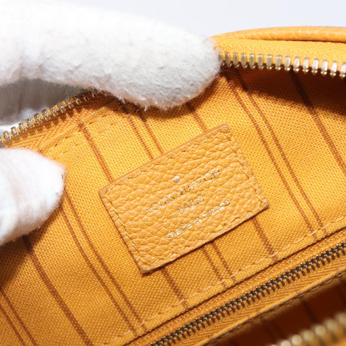 LOUIS VUITTON Empreinte Speedy Bandouliere 25 Bag saffron M40904 LV Auth ep16439