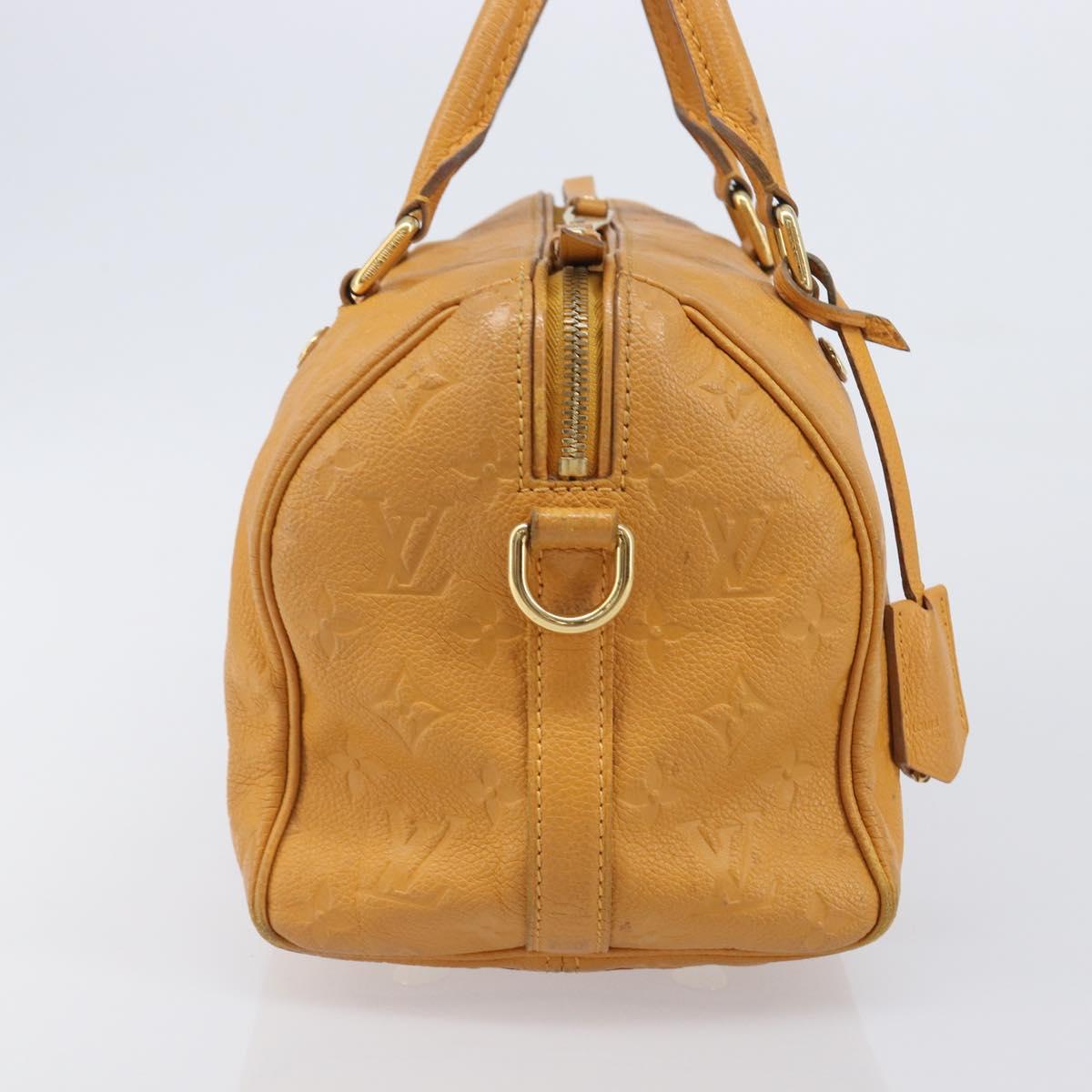 LOUIS VUITTON Empreinte Speedy Bandouliere 25 Bag saffron M40904 LV Auth ep16439