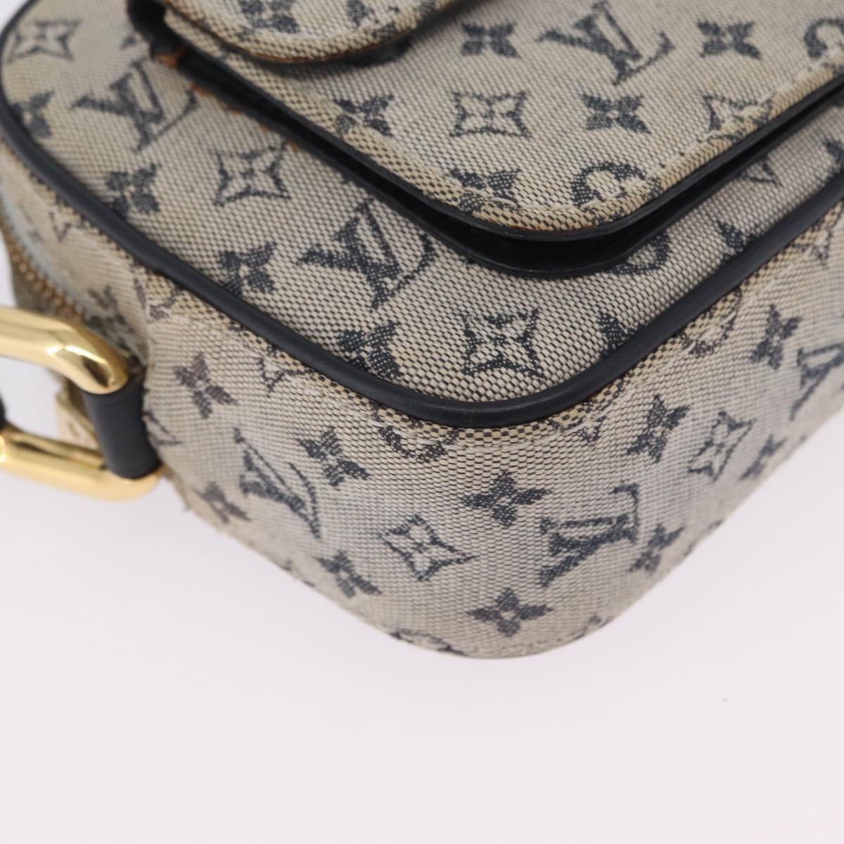 LOUIS VUITTON Monogram Mini Juliet MM Shoulder Bag Blue M92004 LV Auth ep16440A