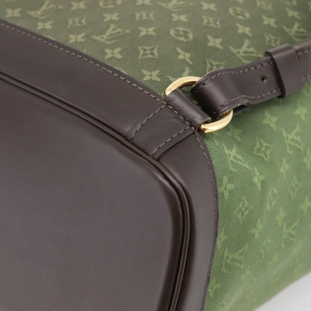 LOUIS VUITTON Monogram Mini Montsouris GM TST Khaki M92456 Auth ep16441V