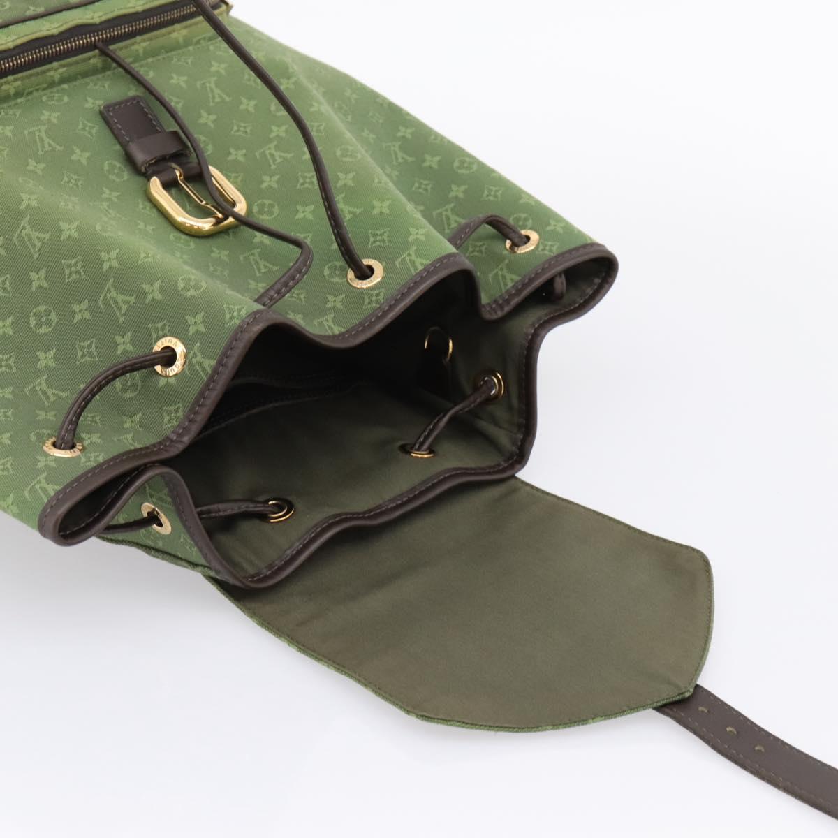 LOUIS VUITTON Monogram Mini Montsouris GM TST Khaki M92456 Auth ep16441V