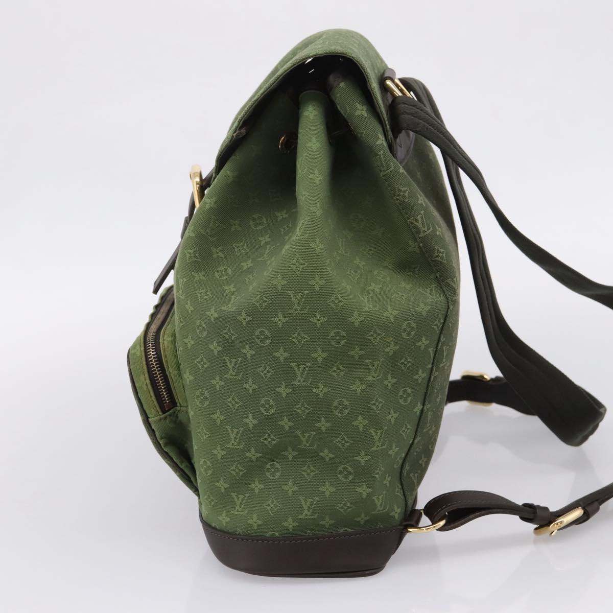LOUIS VUITTON Monogram Mini Montsouris GM TST Khaki M92456 Auth ep16441V