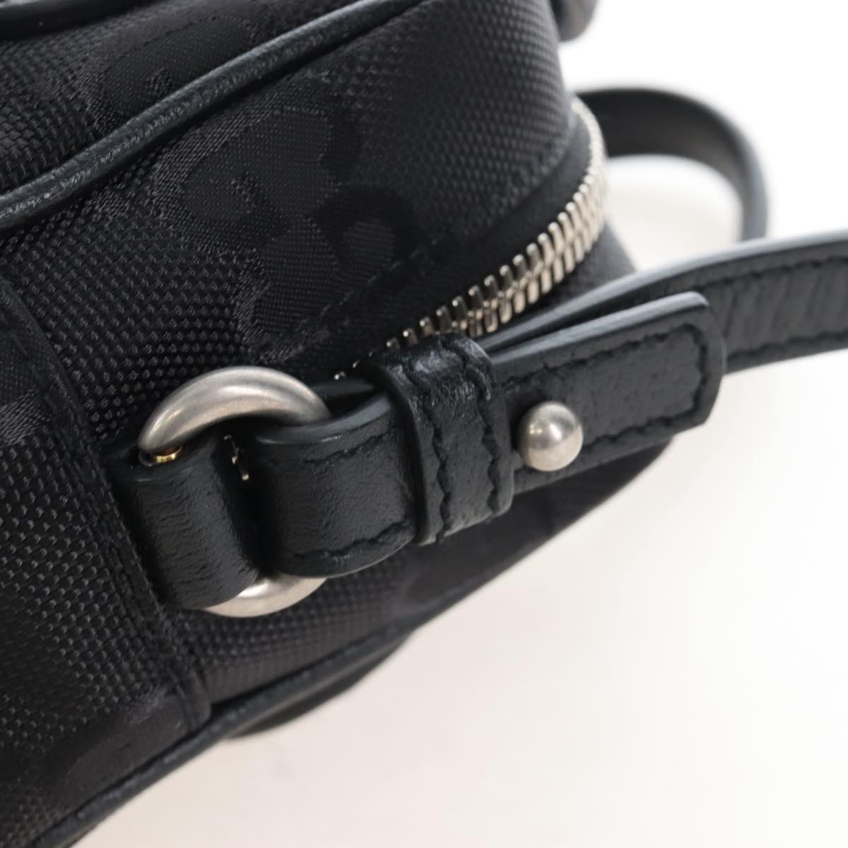 GUCCI GG Canvas Off The Grid Bag Nylon Black Silver 625850 Auth ep16445V