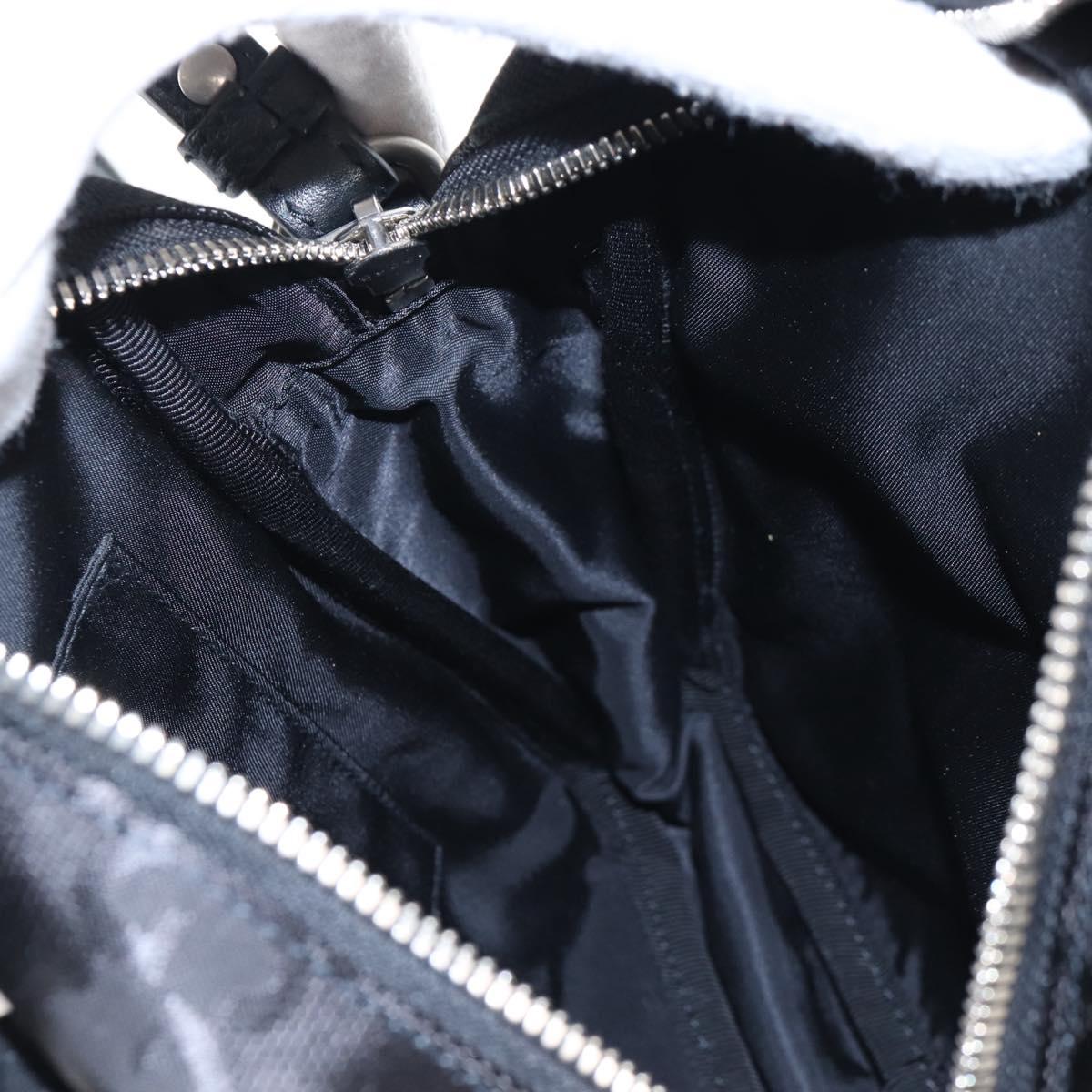 GUCCI GG Canvas Off The Grid Bag Nylon Black Silver 625850 Auth ep16445V