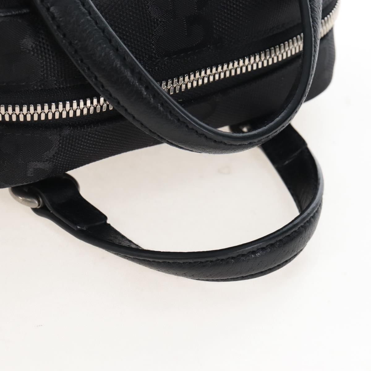 GUCCI GG Canvas Off The Grid Bag Nylon Black Silver 625850 Auth ep16445V