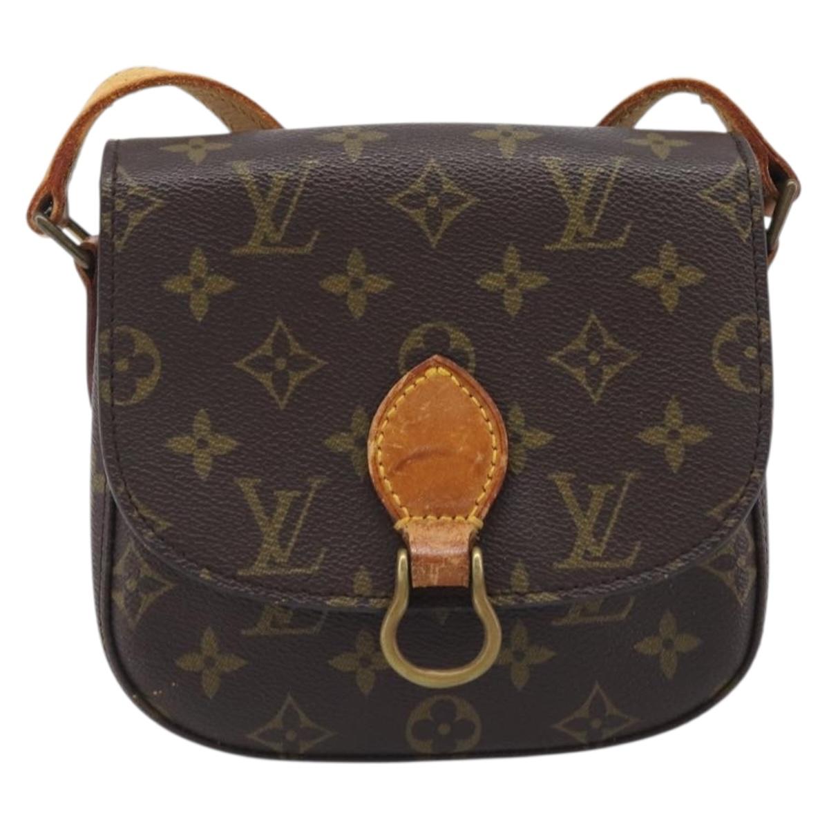 LOUIS VUITTON Monogram Saint Cloud PM Shoulder Bag M51244 LV Auth ep16458