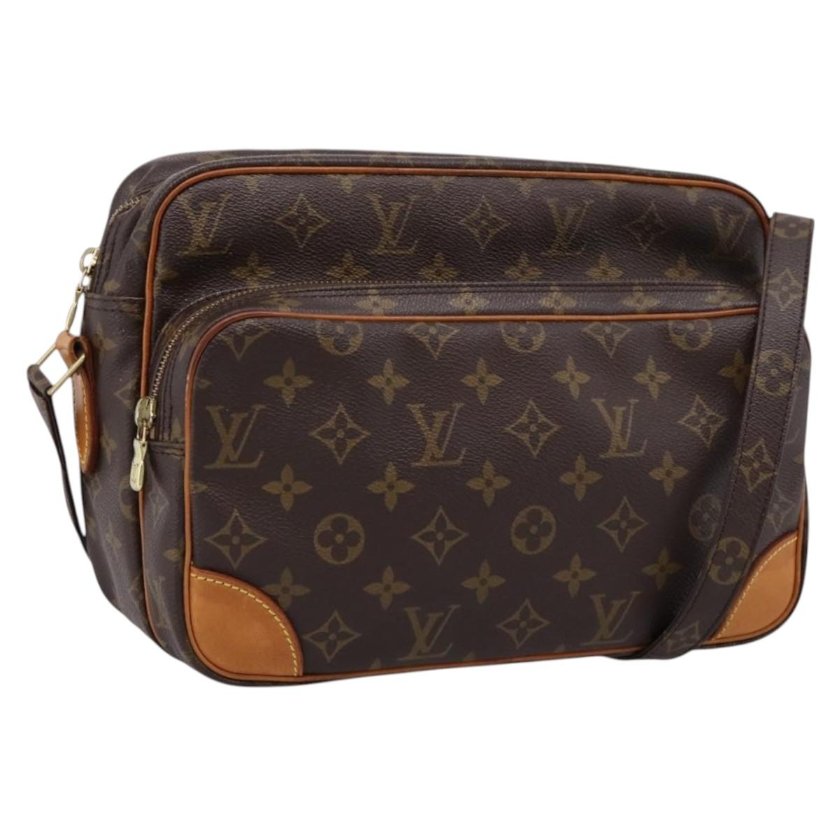 LOUIS VUITTON Monogram Nile Shoulder Bag M45244 LV Auth ep16479A
