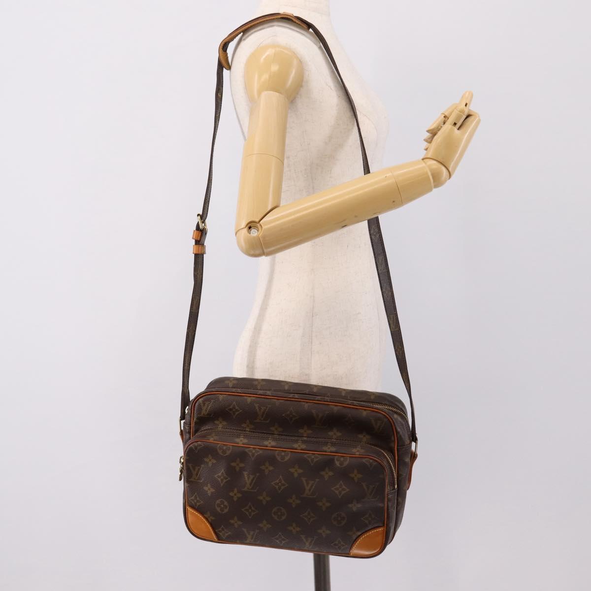 LOUIS VUITTON Monogram Nile Shoulder Bag M45244 LV Auth ep16479A