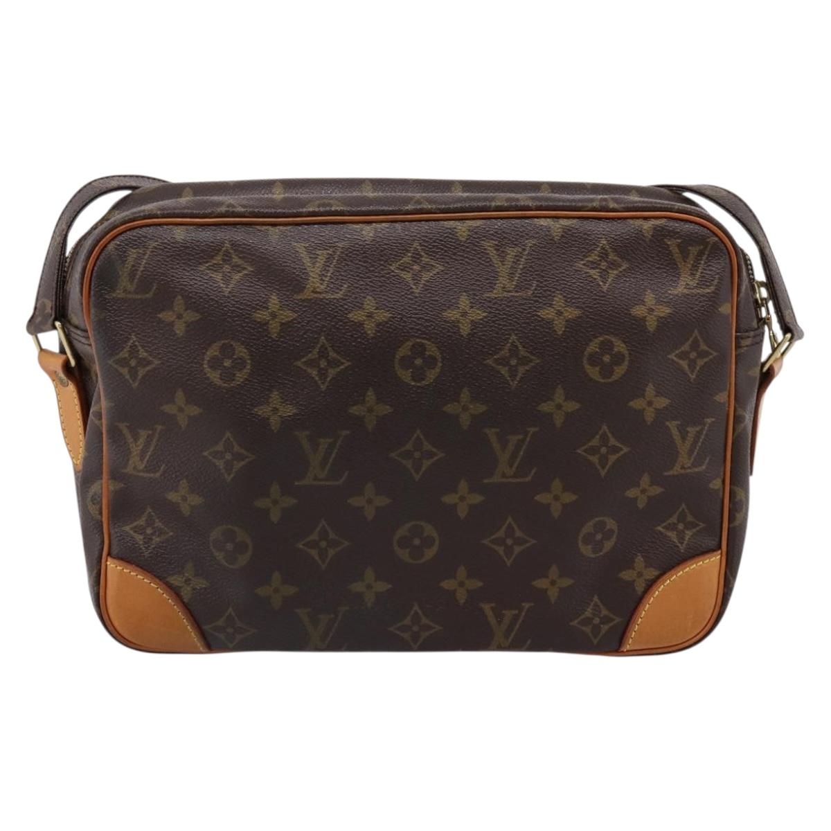 LOUIS VUITTON Monogram Nile Shoulder Bag M45244 LV Auth ep16479A