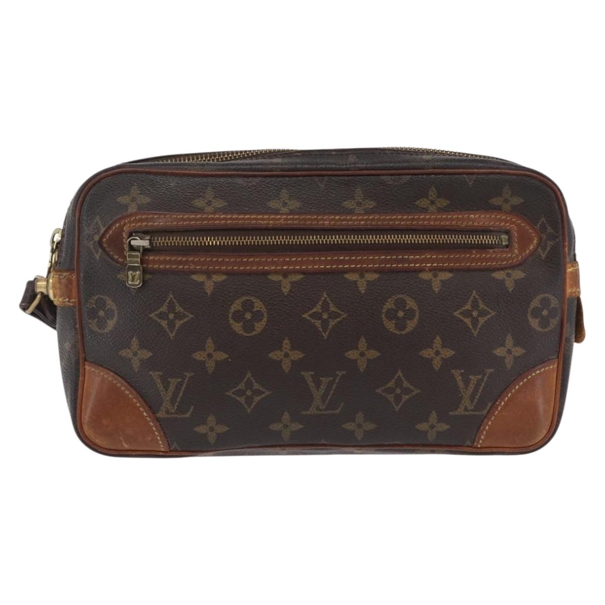LOUIS VUITTON Monogram Marly Dragonne GM Clutch Bag M51825 LV Auth ep16481