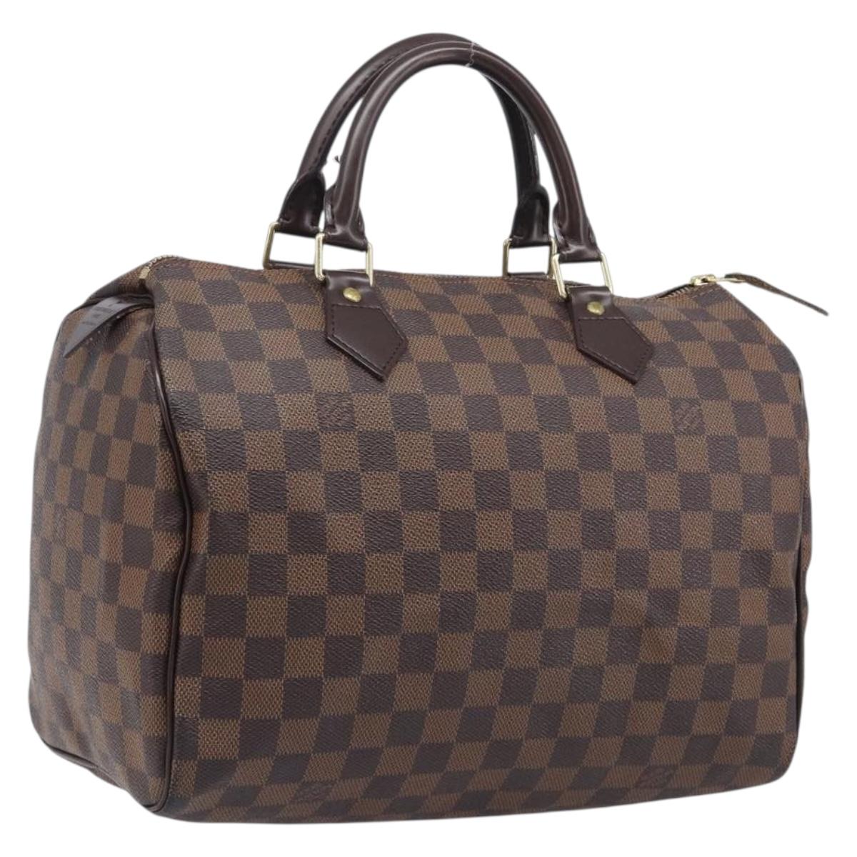 LOUIS VUITTON Damier Ebene Speedy 30 Hand Bag N41364 LV Auth ep16491V