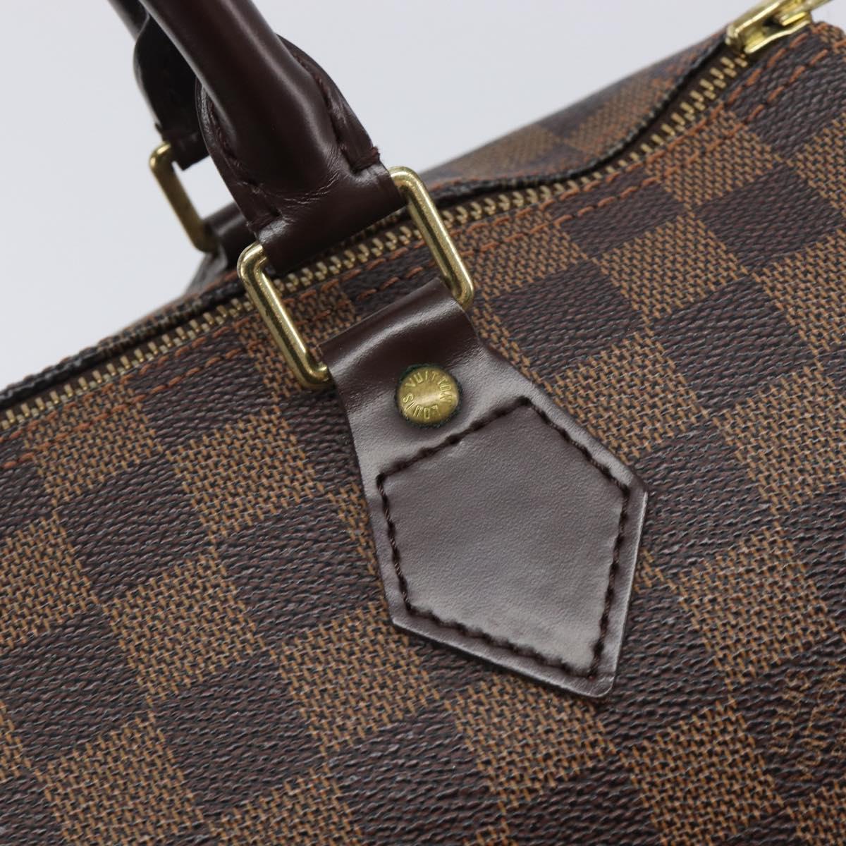 LOUIS VUITTON Damier Ebene Speedy 30 Hand Bag N41364 LV Auth ep16491V