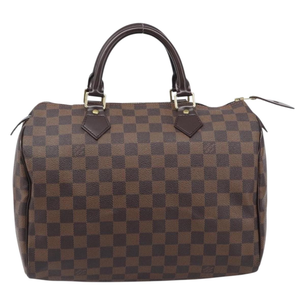 LOUIS VUITTON Damier Ebene Speedy 30 Hand Bag N41364 LV Auth ep16491V