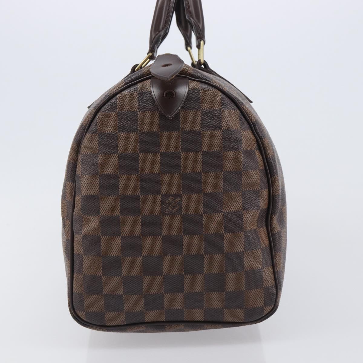 LOUIS VUITTON Damier Ebene Speedy 30 Hand Bag N41364 LV Auth ep16491V