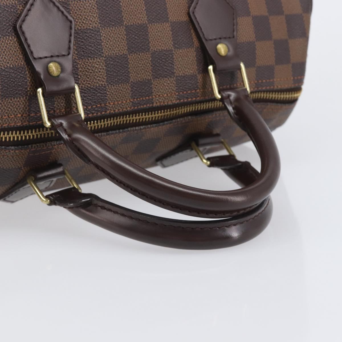 LOUIS VUITTON Damier Ebene Speedy 30 Hand Bag N41364 LV Auth ep16491V