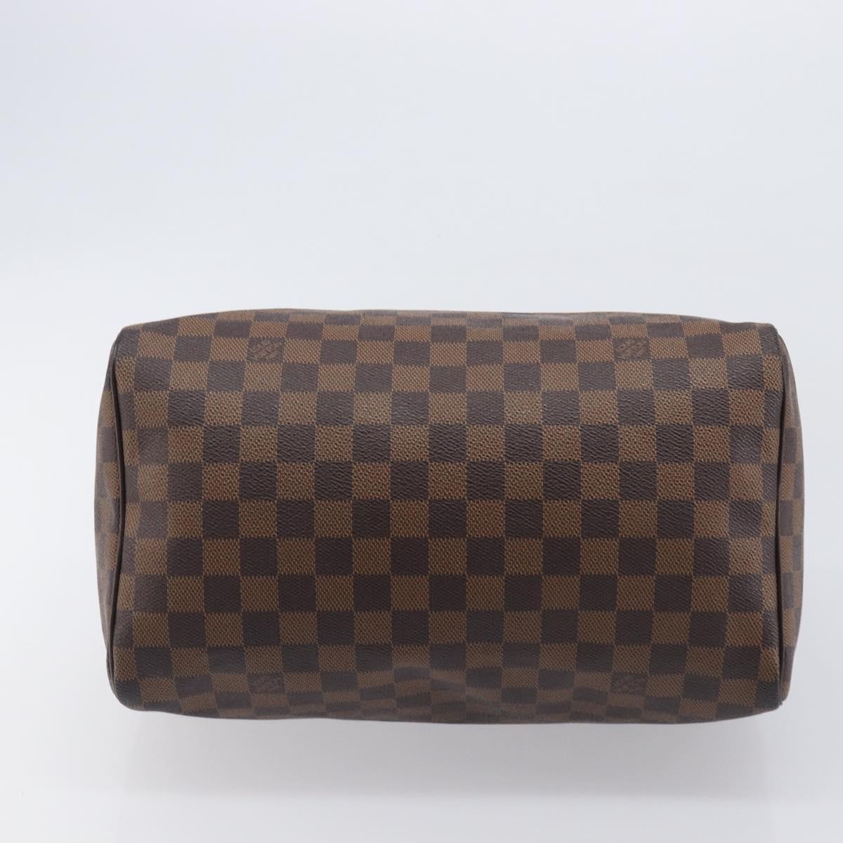 LOUIS VUITTON Damier Ebene Speedy 30 Hand Bag N41364 LV Auth ep16491V