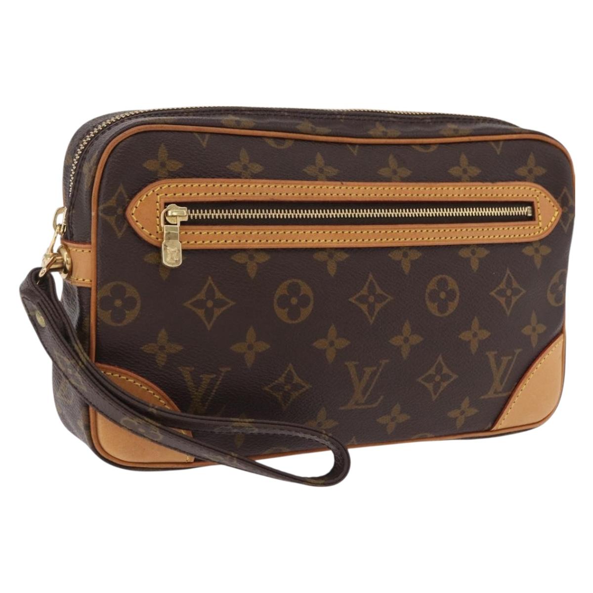 LOUIS VUITTON Monogram Marly Dragonne GM Clutch Bag M51825 LV Auth ep16503A